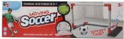 Football set with a moving goal and sound effects