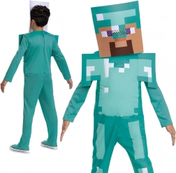 Kids’ Costume Steve in Diamond Armor Minecraft 127–136 cm (7–8 years)