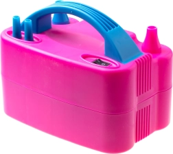 Elektrische ballonpomp met geïntegreerde mondstukken