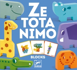 Cubetti puzzle con animali dello Zoo di Djeco