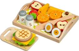 Lucy & Leo set colazione in legno con magneti su vassoio