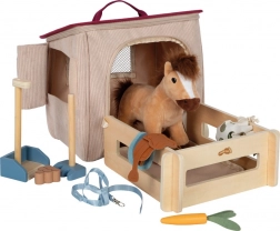 Small Foot playset with pony and portable stable
