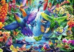 Puzzle da 1000 pezzi – colibrì nei tropici