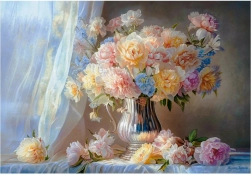 Castorland Puzzle Art Collection Peonies 1500 pieces