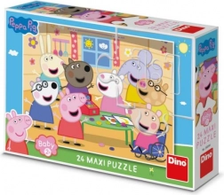Puzzle Prasátko Peppa Obchod MAXI 24 dílků