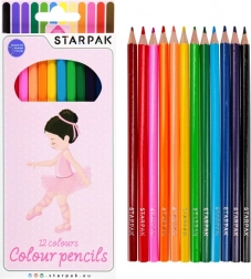 Matite colorate Ballerina, set da 12 colori