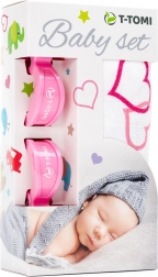 T-TOMI baby set Hearts