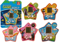 Jeu électronique de poche Tetris en forme d’étoile – orange