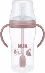 NUK Perfect Match Training Bottle with Silicone Straw 260 ml, temperature control