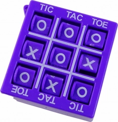 Pocket Tic-Tac-Toe Game 4.5 cm – Purple