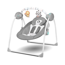 Detské hojdačka Ruben sivá a tyrkysová