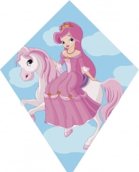 Flyvende drage med prinsesse