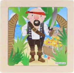 Drvene slagalice pirat 9 dijelova