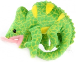 Pluchen kameleon 18 cm