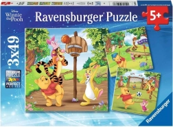 Slagalica Medvjedić Pooh 3x49 dijelova od Ravensburgera