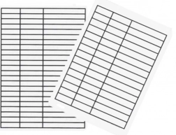 Lined A5 notebook underlay made of hard plastic
