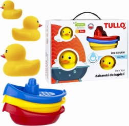 Fürdőkacsák és csónakok készlete