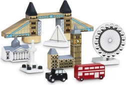 Illuminated Wooden Blocks London