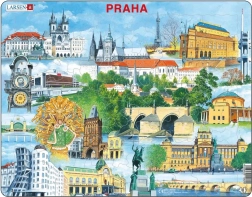 Puzzle Prague Landmarks 66 pieces
