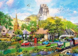 Puzzle Sotto il castello di Corfe 1000 pezzi