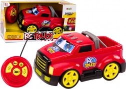 Cartoon RC Car with Lights and Sounds – Red