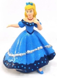 Princess figurine in blue dress
