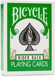 BICYCLE Green Deck – carte da gioco verdi, formato poker