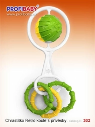 Retro zvečkica s privjescima