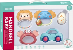 Chipolino set rammelaars met bijtspeeltjes dieren 5 stuks