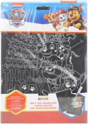 Image à gratter PAW PATROL – set de 2 images