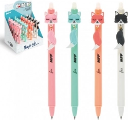 Sletbart kuglepen med ræve motiv