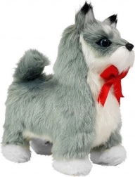 Interactive Plush Husky Dog – walks, barks, and wags its tail