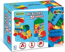 Zestaw Klocków Dużych 51 Sztuk