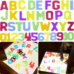 Transparent Numbers and Letters 38 pcs MasterKidz