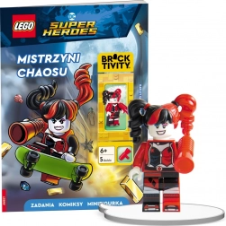 LEGO DC Super Heroes: Mistrzyni chaosu – interaktywna książka z minifigurką Harley Quinn