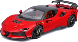 bburago 1:18 ferrari sf90 xx stradale rdeč model