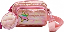 Luftig lyserød håndtaske