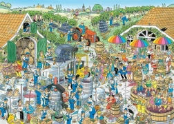 Puzzle Zwycięskie wino 1000 elementów Jan van Haasteren