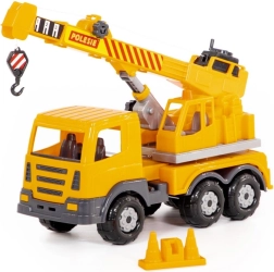 Polesie Auto Prestige kraan 43 cm – kunststof kraan met lier