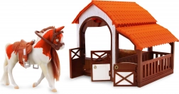 Horse Set with Stable