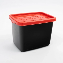Storage box 18 l black