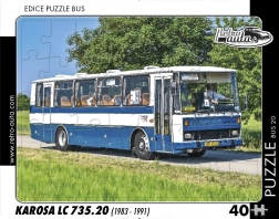 Puzzle Auto Retrò – autobus Karosa LC 735.20, 40 pezzi
