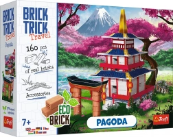 Tégla építőkészlet Pagoda M 160 darab TREFL BRICK TRICK
