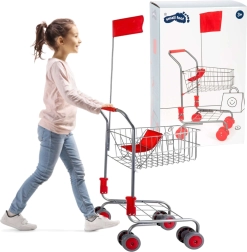 Carrello della spesa per bambini SMALL FOOT – argento