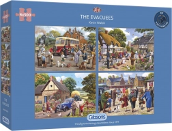 Gibsons Puzzle Evacuation 4x500 Pieces