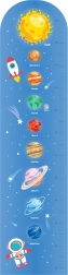 Detský penový meter na stenu Vesmír 120 cm