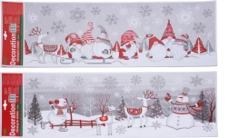 Božična okenska dekoracija 59,5 × 21 cm