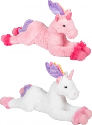 Unicorno di peluche 43 cm – rosa o bianco