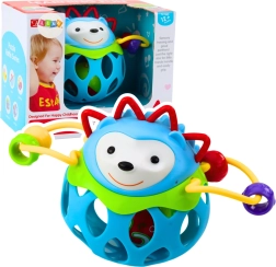 Soft Hedgehog with Bell - Blue Sensory Toy