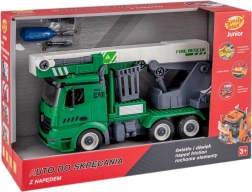 skrutkovacie auto s výsuvným záchranným košom